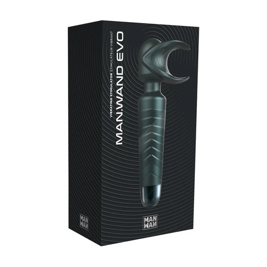 MAN WAN Man.Wand Evo 2-in-1 Frenulum Stimulator & Wand with Crescendo Pine Grey