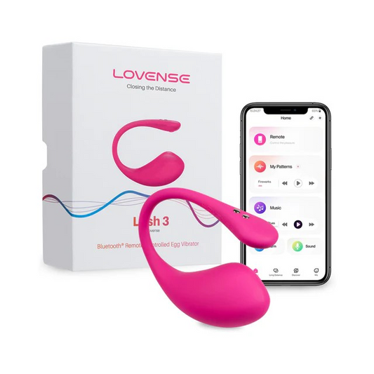 Lovense Lush 3 Bluetooth Remote-Controlled Egg Vibrator