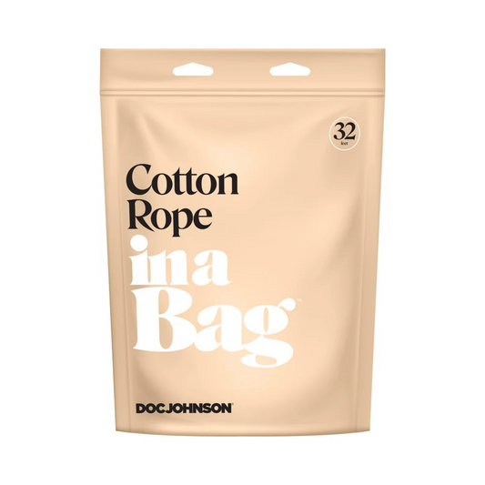 Doc Johnson In A Bag Cotton Rope 32ft Black